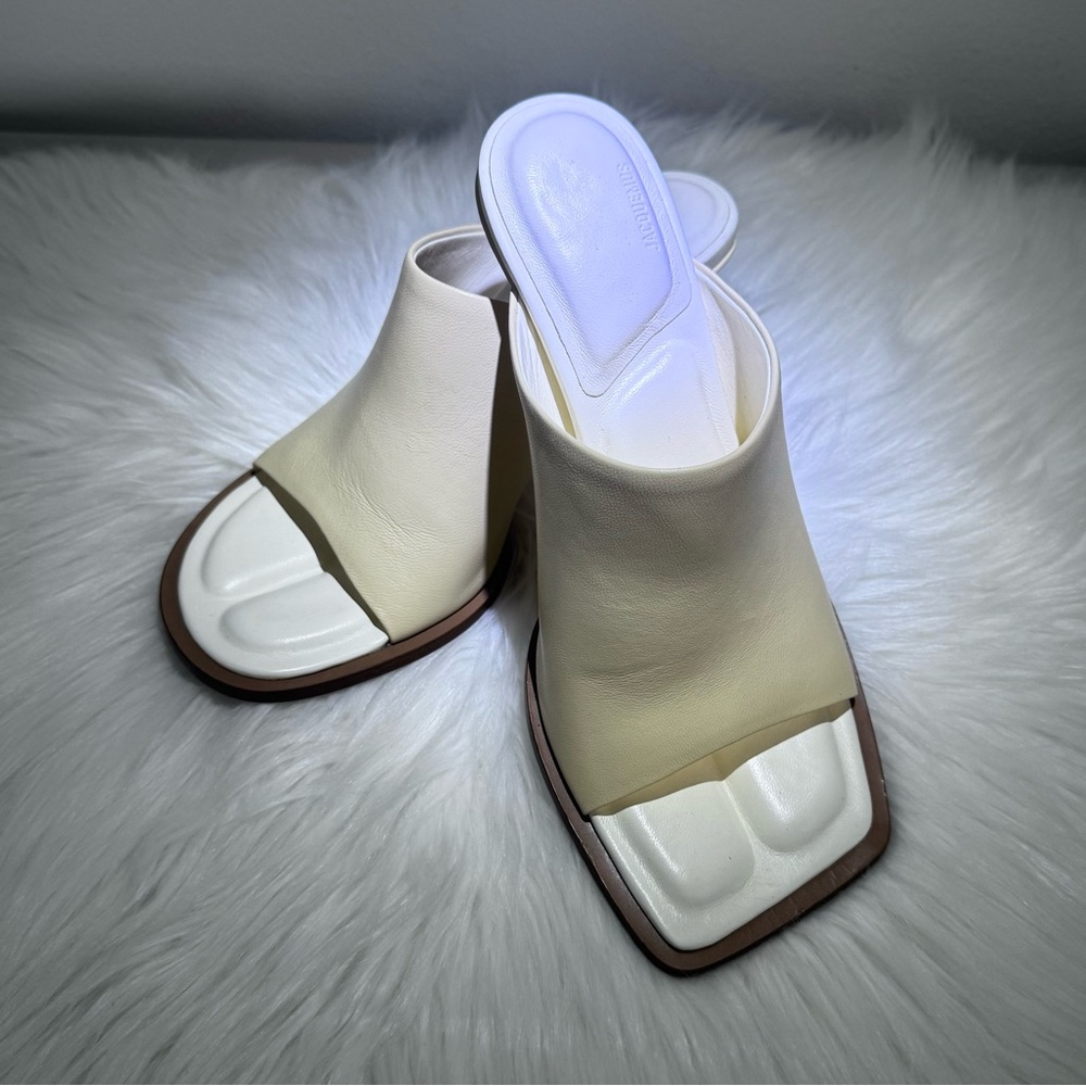 Jacquemus Les Mules Rond Carre Leather Mule Women's - Picture 8 of 12